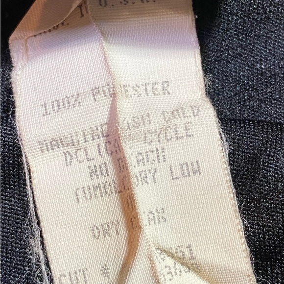 Vintage Crushed Velvet Black Mini Dress with Double Straps, Size M (fits like S) - Picture 7 of 11